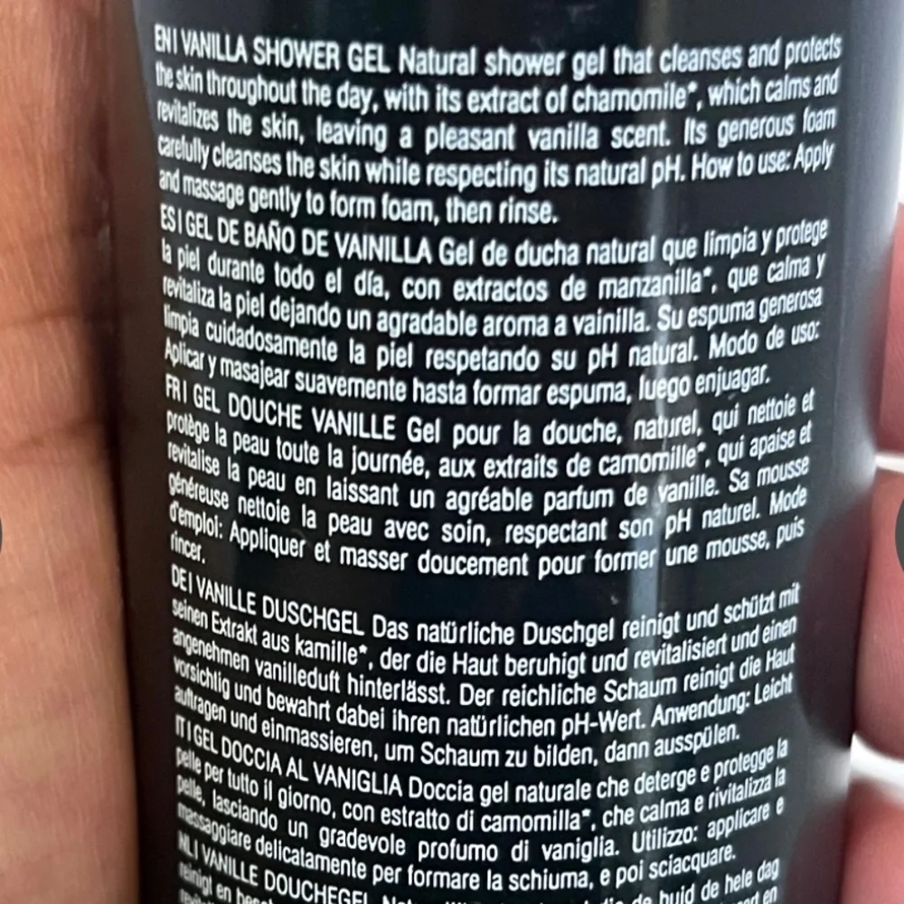 Kueshi Naturals Limited Edition Vanilla Shower Gel